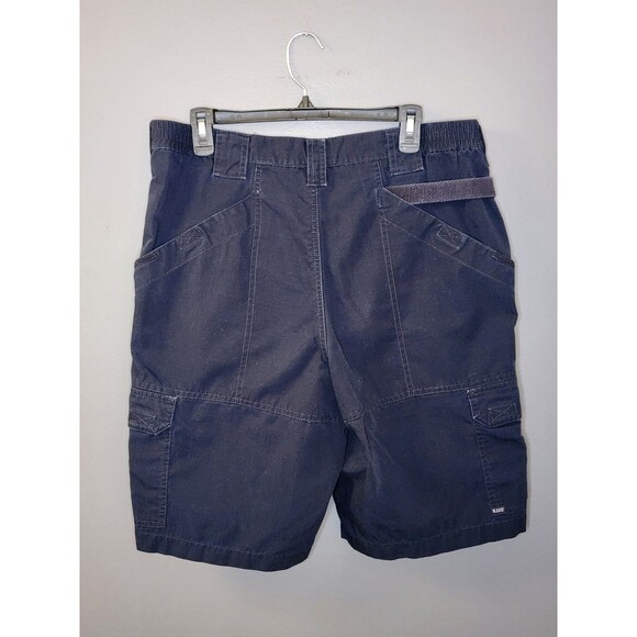 5.11 Tactical Taclite Pro Ripstop Shorts Men's 34 Navy Blue Cargo 11" Lot Of 2 - Picture 3 of 11